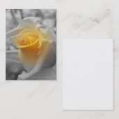 Geel Rosebud Grayscaled Visitekaartje (Voorkant / Achterkant)