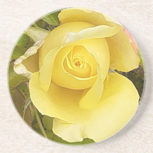 Geel Rosebud Sandstone Onderzetter