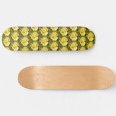 Geel Rosebud Skateboard (Horizontaal)