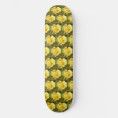Geel Rosebud Skateboard (Voorkant)