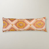 Geel roze Abstract plafond Lichaamskussen (Achterkant)