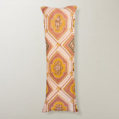 Geel roze Abstract plafond Lichaamskussen (Voorkant Verticaal)