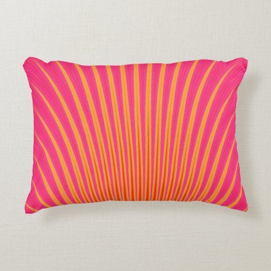 Geel Roze Accent Kussen (Voorkant)