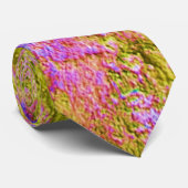 Geel roze blauwe Stropdas -  (Opgerold)