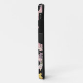 Geel roze bloempatroon digitale bloem Case-Mate iPhone case (Achterkant/links)