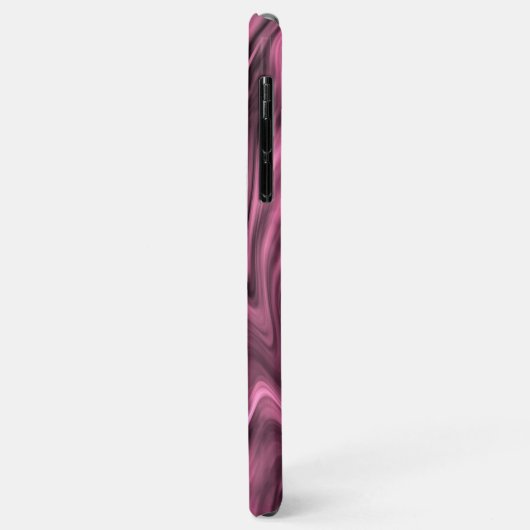 Geel roze, dubbelkleurig marmerpatroon Case-Mate iPhone case (Achterkant/links)