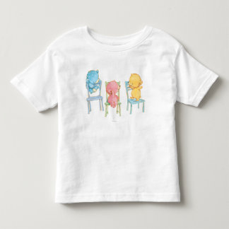 Geel, Roze, en Blauwe Beren op Voorzitters Kinder Shirts