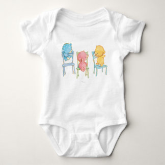 Geel, Roze, en Blauwe Beren op Voorzitters Romper