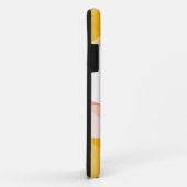 Geel, Roze en wit cubisme kristalloos Case-Mate iPhone Case (Achterkant/rechts)