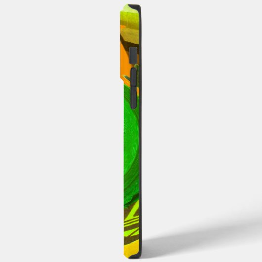 Geel roze grafisch ontwerp Case-Mate iPhone case (Achterkant / Links)