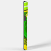 Geel roze grafisch ontwerp Case-Mate iPhone case (Achterkant / Rechts)