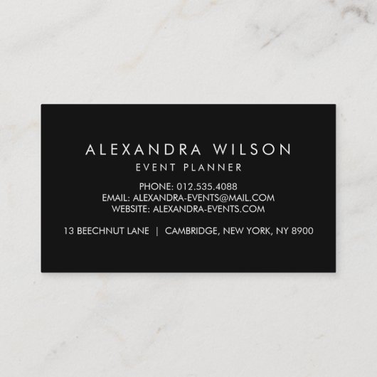 Geel, roze, grijs en zwart Confetti moderne Stippe Visitekaartje (Achterkant)