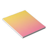 Geel Roze Kleur Notitieblok (Schuin)