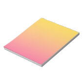 Geel Roze Kleur Notitieblok (Linkerzijde)