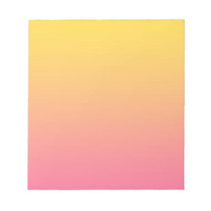 Geel Roze Kleur Notitieblok