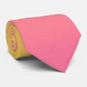 Geel Roze Kleur Stropdas (Opgerold)
