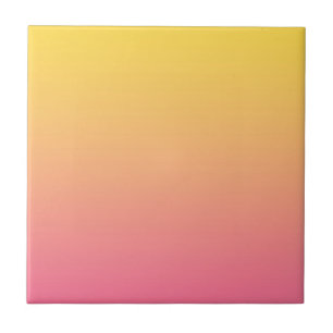 Geel Roze Kleur Tegeltje