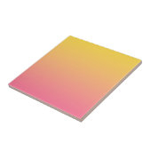 Geel Roze Kleur Tegeltje (Zijkant)