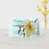 Geel/Roze Lily Denk aan je Kaart (Gele Bloem)