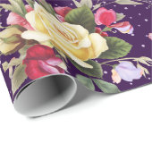  Geel Roze Roze Peg Bouquet Paars Cadeaupapier (Rol Hoek)