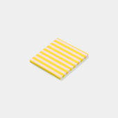 Geel Roze Streep Moderne Minimalistische Kantoor Post-it® Notes (Schuin)