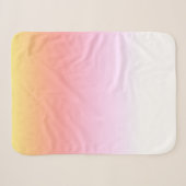 Geel Roze Witte Kleuren Minimalistische Deken (Voorkant (horizontaal))