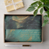  geel rozen gouden folie smaragd diep groen tissuepapier (Geschenk)