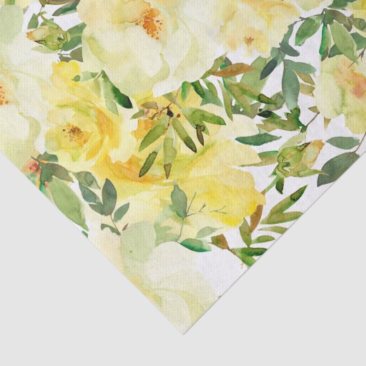 Geel rozen papier voor  ontvlechting (Detail)