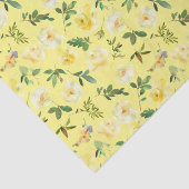 Geel rozen Waterverf - Versnijdpapier Tissuepapier (Detail)