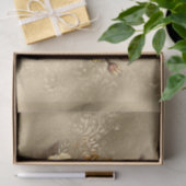  geel rozenboeket goud tissuepapier (Geschenk)