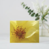 Geel rozenBriefkaart Briefkaart (Staand voorkant)