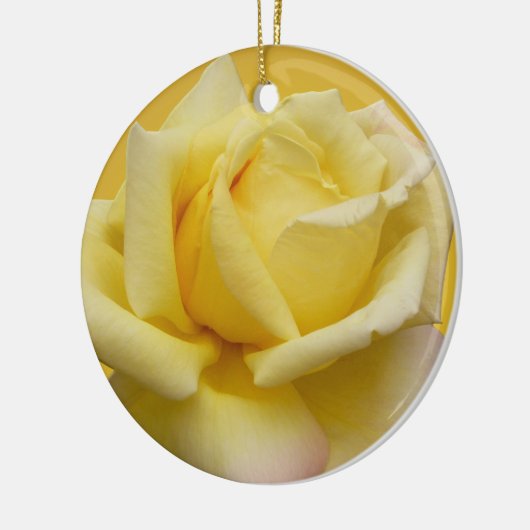 Geel rozengeur, gepersonaliseerd Roos Decoratie (Links)