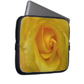 Geel rozenlaptophoes Geel rozenrood Hoesje Laptop Sleeve (Voorkant Rechts)