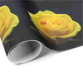 Geel rozenpapier voor Valentijnsdag Cadeaupapier (Rol Hoek)