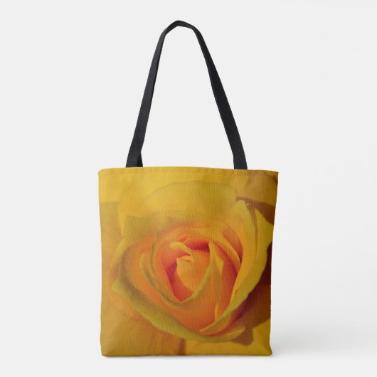 Geel rozentas voor de Bride Tote Bag (Achterkant)
