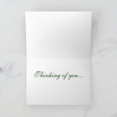 Geel rozenWenskaart Kaart (Binnen)