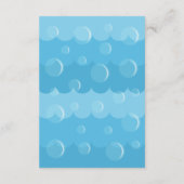 Geel Rubber Duck Rub Een Dub Baby shower Informatiekaartje (Achterkant)