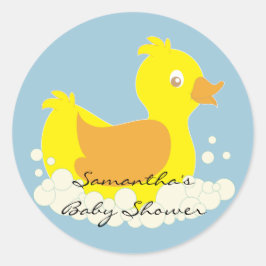Geel Rubber Duck Stickers