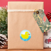 Geel Rubber Duck Stickers