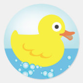 Geel Rubber Duck Stickers (Voorkant)