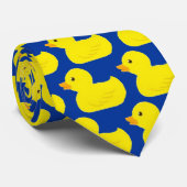 Geel Rubber Duck Stropdas Blue (Opgerold)