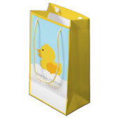Geel Rubber Ducky Bubble Bath Baby shower Klein Cadeauzakje (Voorkant Gekanteld)