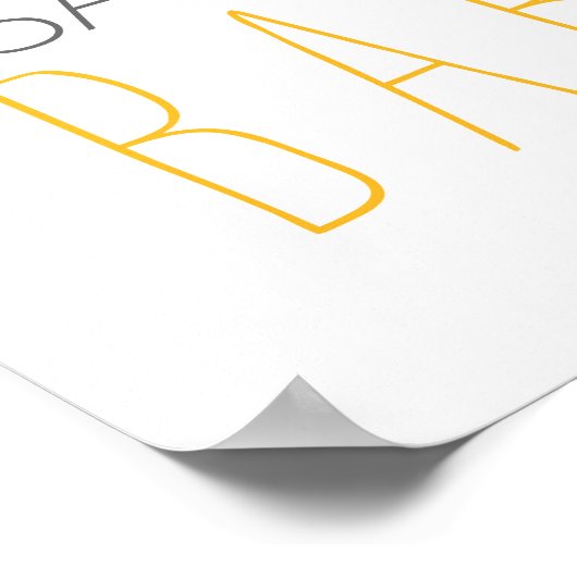 Geel Rubber Ducky Bubble Bath Baby shower Poster (Hoek)