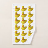 Geel Rubber Ducky Duck Leuk Kinder Badtijd Bad Handdoek (Handdoek)