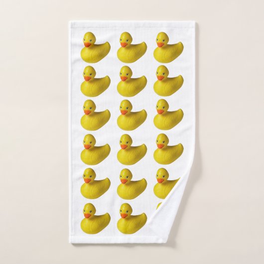Geel Rubber Ducky Duck Leuk Kinder Badtijd Bad Handdoek (Handdoek)