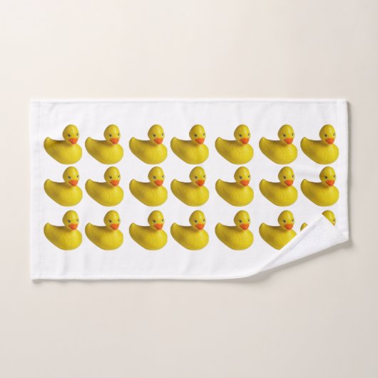 Geel Rubber Ducky Duck Leuk Kinder Badtijd Bad Handdoek (Handdoek)