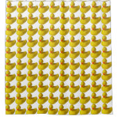 Geel Rubber Ducky Duck Leuk Kinder Badtijd Douchegordijn (Voorkant)
