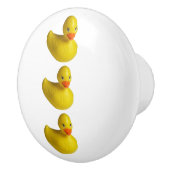 Geel Rubber Ducky Duck Leuk Kinder Badtijd Keramische Knop (Rechts)