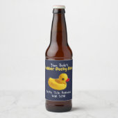 Geel Rubber Ducky Grappig Custom Bier Label Bier Etiket (Voorkant)