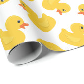 Geel Rubber Ducky Inpakpapier – Baby shower & (Rol Hoek)